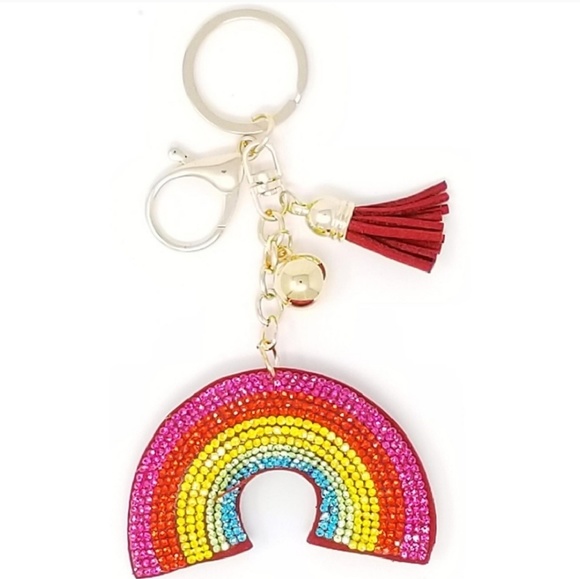 Accessories - 🌈 Rainbow Tassel Keychain & Bag Charm